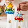 Regalo de Navidad Colgante para Coche Colgante Cifrado Palo Giratorio Paquete de Materiales Hechos a Mano DIY Decoración de Joyería Creativa Casera