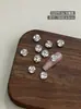 Nueva Joyería de Bola de Diamante para Uñas Blanca Mini Grande Pequeño Tamaño Taladro de Montón Accesorios de Uñas Terminados