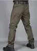 Pantalones Tácticos Transfronterizos con Múltiples Bolsillos, Pantalones Largos de Cuadros Duraderos para el Trabajo, Pantalones Largos para Hombre de Tallas Grandes para Exteriores