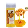 Tira de Cera Depilatoria Miel Cera Tibia Conveniente Cera de Abejas Manual Rodillo de Cera Limpieza Corporal 100g Se Puede Emitir