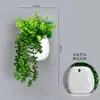 Flores artificiales, flores artificiales, lágrimas de amante, rosario, flores para decoración de pared, colgante de pared, orquídea colgante, adornos elegantes y sencillos