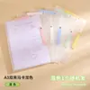 Nueva Bolsa de Almacenamiento de Papel de Prueba de Varilla Extensible Macaron A3 para Estudiantes, Organizador de Almacenamiento de Tamaño Grande para Organizar Preguntas Incorrectas, En Stock