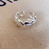 Anillos apilables de perlas con forma de corazón dulces y geniales para mujer, estilo nuevo creativo simple y moderno con un toque de alta gama, anillo abierto para el dedo índice