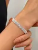 Pulseira ajustável de corrente de garras de strass retrátil simples transfronteiriça europeia e americana Amazon AliExpress joias femininas em estoque vendas diretas