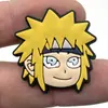Flor de zapato Naruto Nuevo Anime Desmontable Zapatos Croc Flor de zapato Hebilla de zapato Accesorios Decoración de zapato de jardín