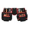 Cinturón de herramientas personalizado con múltiples bolsillos magnéticos, cinturón de herramientas de cintura ajustable, bolsa multifuncional para herramientas de reparación