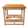 Escritorio para tareas de fogata mesa de madera para fogata mesa con caja de fuego tamaño pequeño mesa de fogata mesa de fogata madera para uso doméstico