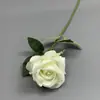 Flor Artificial de Rosa de Veludo Único Cruzada Casamento Salão de Casamento Arranjo de Flores Floricultura Paisagismo em Cascata Parede de Flores Atacado