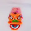 Dança do Leão do Sul Adereços de Performance Infantil Conjunto de Dança do Leão Cabeça Brinquedo para Criança Pequena Brinquedo de Cabeça de Dança do Leão