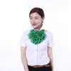 Nuevo Bufanda Creativa de Gasa de Seda de Hielo para Mujer, Bufanda Multifuncional para el Cuello, Accesorio de Moda Floral, Flor de Mano para Baile de Cuadrilla