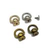 Colgador de Anillo de Aleación de Zinc en Stock con Baño de Anillo en D, Nuevo Conector Metálico de Aleación de Cabeza de Monje Giratorio de 360 Grados