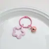 Pingente de Estrela, Chaveiro de Estrela de Cinco Pontas Fofo, Pingente de Sino Colorido Doce, Decoração de Bolsa de Coração Feminina, Acessórios para Casal