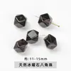 Jingde Jewelry Ágata Vermelha Koi Natural Octagonal Contas Soltas Cristal Fantasma Vermelho Acessórios para Pulseira DIY Multi-Pedras Atacado
