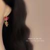 Pendientes de Borla de Flor de Hada Súper Mori Moda Suave Alta Belleza Diarios para el Trabajo Versátiles Pendientes para Mujer Joyería para Orejas