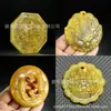 Pingente de Jade Imitação Jade Natural Estilo Antigo Peixe Duplo e Caractere Dupla Felicidade, Ornamento Auspicioso Estilo Chinês, Fornecimento Direto do Fabricante para Transmissão ao Vivo