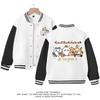 Abrigo Primavera y Otoño Estilo Nuevo Uniforme de Béisbol Estilo Coreano Ropa Deportiva Suelta para Niñas