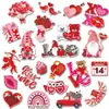 Bestseller transfronterizo decoración del Día de San Valentín imanes para refrigerador imanes para puerta de garaje decoración magnética navideña para el hogar ambiente de fiesta