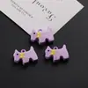 Dulce Dibujo Lineal de Dibujos Animados Pequeño Pony Acrílico DIY Hecho a Mano Pasador Llavero Material Accesorios Piezas Pequeñas