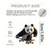 Colgante de Skateboard Plano de Acrílico Nuevo Transfronterizo, Colgante de Decoración para el Hogar con Forma de Coche de Panda