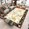 Estilo nórdico simple resistente a las manchas antideslizante manta para mesa de té área grande completamente cubierta absorbente alfombra de sala de estar para el hogar alfombra de terciopelo cristal