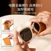 Bolsa para Gafas con Cubierta de Tela, Caja de Almacenamiento para Gafas de Sol de Mujer, Bolsa para Ojos Antipresión con Cierre Automático para Gafas de Sol, Estilo Retro