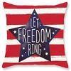 Almohada Decorativa del 250 Aniversario del Día de la Independencia Americana Decoración del Hogar Cojín para Sofá Lino Almohada de Cama Diseño Personalizable