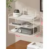 Soporte para Router Almacenamiento para Módem Óptico Decodificador de TV Gabinete con Disipación de Calor Estante de Almacenamiento de Escritorio Enchufe Soporte para Control Remoto