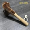 Cepillo para ollas de punto de fábrica seda de sisal cepillo de cocina sin aceite mango de madera cepillo de limpieza limpieza de palma utensilios de cocina