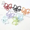 Llavero de Moño Pintado de Colores Broche de Resorte Clip para Perro Accesorios DIY Colgante Cadena para Teléfono Clip para Bolsa Regalo de Graduación
