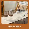 Bong Beibei Nuevo Chino Resistente a Altas Temperaturas Vidrio Taza para Beber traje Sala de Estar del Hogar Hospitalidad Lujo Ligero Juego de Té Tetera