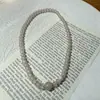 Novo Estilo Chinês Branco Cinzeiro Lua Crescente Círculo Duplo Pulseira Empilhada Exquisita Simples Moda Elegante Versátil Pulseira de Namorada para Mulheres
