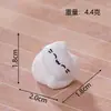 Linda figura de gatito mini de resina adorno de escritorio pequeño decoraciones diy escena en miniatura adorno pequeño
