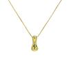 Amazon Venta Caliente 18k Latón Esmalte Globo Burbuja Lindo Gordito 26 Letras Inglesas Colgante Collar