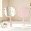 Venta Directa del Fabricante Original, Espejo de Mano con Forma de Durazno, Logo Personalizable, Espejo de Maquillaje Portátil, Espejo Pequeño de Belleza y Maquillaje al por Mayor