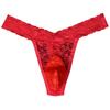 Tanga para Hombre Europeo y Americano Sexy de Tiro Bajo Pantalones T Ropa Interior de Encaje Set Sexy Jj Femenino Envuelto Huevo Transpirable Talla Grande Exportación