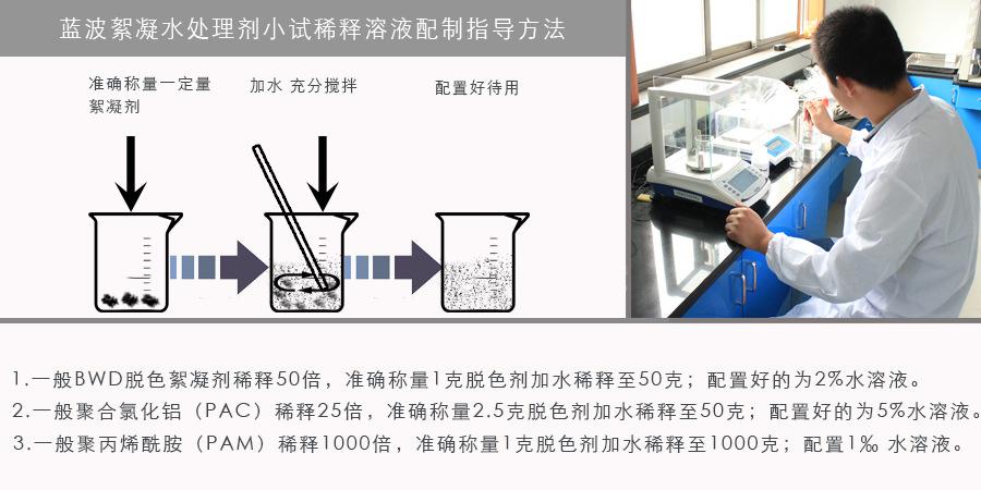 脱色剂稀释示例
