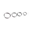 Llavero móvil con anilla abierta para bricolaje, accesorio para bolso de mujer, hebilla de gancho, anillo de conexión, hebilla de resorte de aleación de zinc.