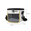 Bolsa de viaje para gecko mascota reptil, bolsa de viaje con estampado de leopardo para mascota serpiente, transportador portátil transpirable para lagarto, planeador de azúcar, mascota pequeña