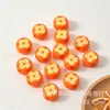 Cuentas Perforadas con Aceite de Flor de Trébol de Cuatro Hojas de Agujero Grande, Charm de Marca Grande, Cadena para Teléfono Móvil, Pulsera, Accesorios para Joyería DIY