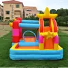 Castillo Inflable Interior Pequeño para Niños Casa Rebotadora Tobogán Interior Juego con Agua Parque Acuático Pequeño