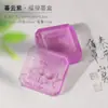 Cartucho de Tinta de Vidrio Fulu Estilo Chino Tintero de Cristal Tintero para Olla Caliente Piscina de Tinta con Tapa Reposaplumas Caja de Tinta para los Cuatro Tesoros del Estudio
