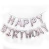 Set de Globos de Letras Happy Birthday Feliz Cumpleaños Inglés de 16 pulgadas Decoración para Fiesta Infantil