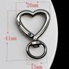 Anillo de resorte de amor aleación de zinc colgante chapado gancho de amor llavero de amor multitalle accesorios para equipaje