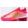 Zapatos de fútbol para niños con tacos TF para césped artificial, deportes al aire libre, AG con tacos largos, para competición, entrenamiento, para niños