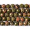 Ventas Directas de Fábrica Piedra Copo de Nieve Natural Piedra Mapa Flash Negro Ágata Pulsera Collar Accesorios DIY Joyería con Cuentas