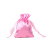 Bolsa de Satén de Seda con Cordón, Bolsa de Satén, Bolsa de Almacenamiento para Joyería, Bolsa de Empaque de Regalo para Joyería y Artículos Pequeños a Prueba de Polvo