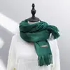 25 Cachecol de Imitação de Caxemira de Cor Pura para Outono e Inverno, Lenço Xale Versátil Super Macio para Mulheres, Fabricante Transfronteiriço, Presentes Atacado