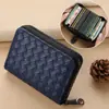Bolsa Anti-corte Anti-robo para Tarjetas Unisex Set de Tarjetas para Pareja Licencia de Conducir Tarjeta Bancaria Multitarjeta Gran Capacidad Color Sólido