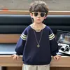 Sudadera de Otoño para Niños 2026 Modelo Nuevo para Niños de 3-5 Años, Top de Cuello Redondo para Primavera y Otoño, Ropa Elegante para Niños Estilo Coreano