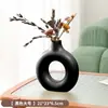 Jarrón Anti-Cerámica Contenedor de Flores Secas Estilo Versátil Jarrón Multicolor Opcional Sala de Estar Mesa de Comedor Adornos Decorativos de Flores Secas
